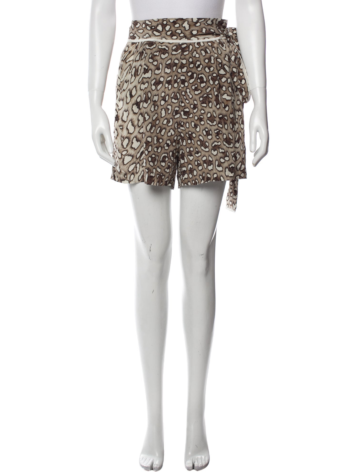 Roberto Cavalli Silk Mini Shorts w/ Tags