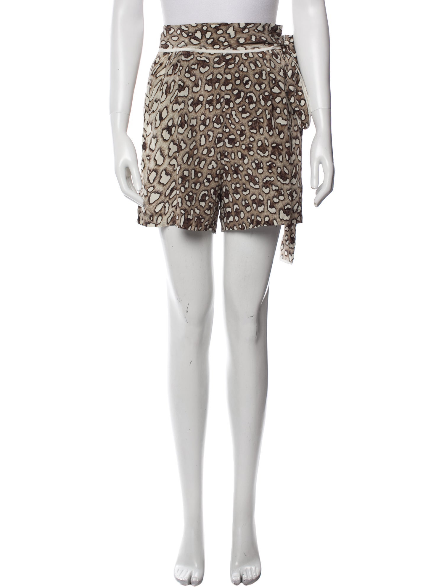 Roberto Cavalli Silk Mini Shorts w/ Tags