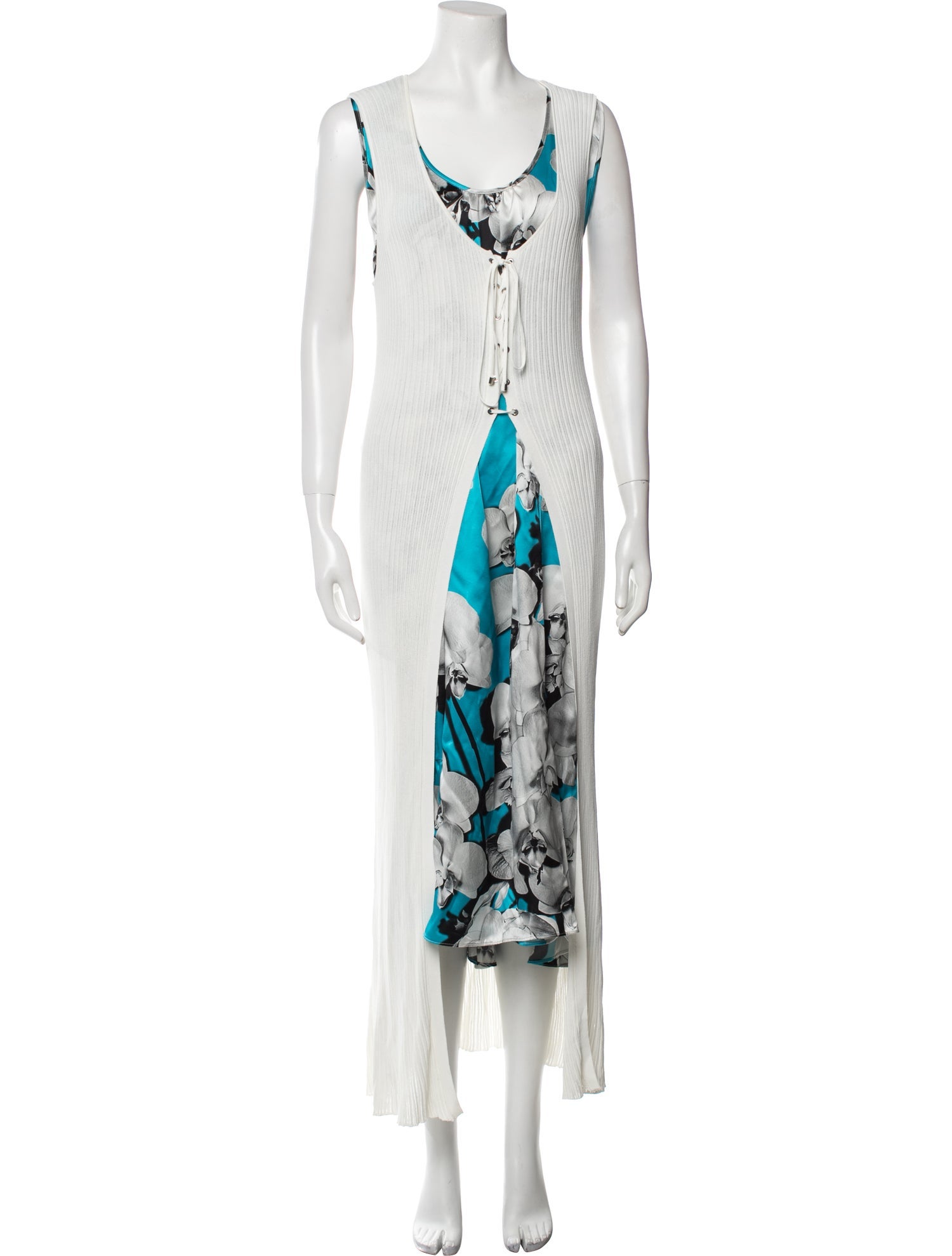 Roberto Cavalli Printed Long Dress