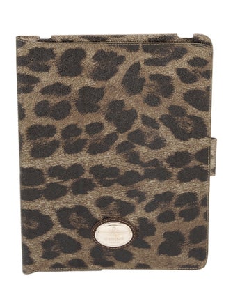 Roberto Cavalli Leather Tablet Case