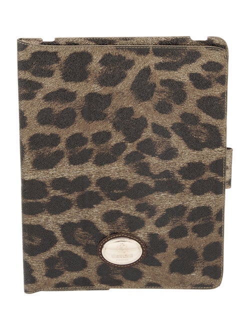 Roberto Cavalli Leather Tablet Case