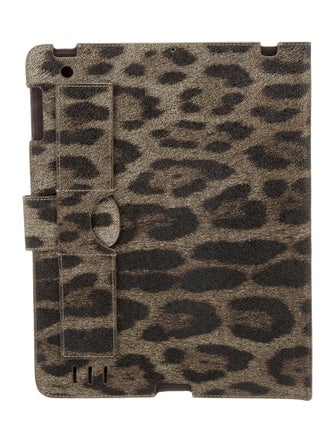 Roberto Cavalli Leather Tablet Case