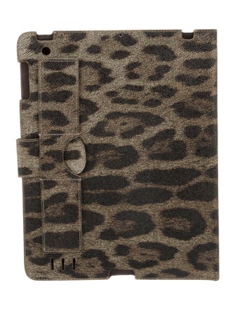 Roberto Cavalli Leather Tablet Case