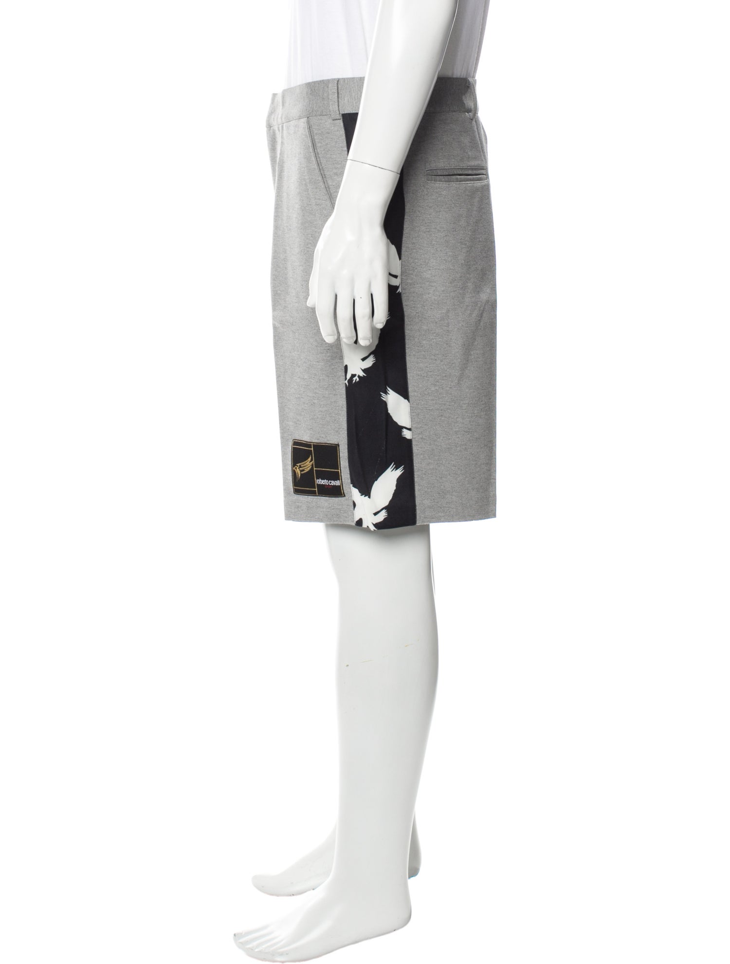 Roberto Cavalli Graphic Print Jogger Shorts