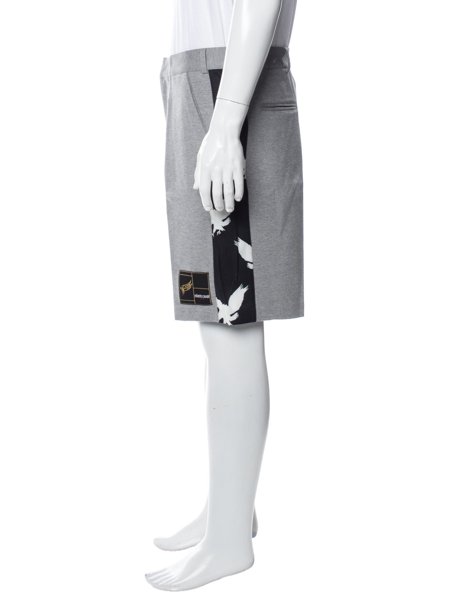 Roberto Cavalli Graphic Print Jogger Shorts