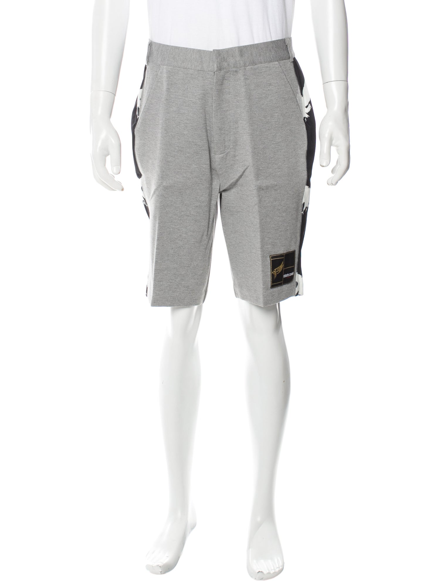 Roberto Cavalli Graphic Print Jogger Shorts