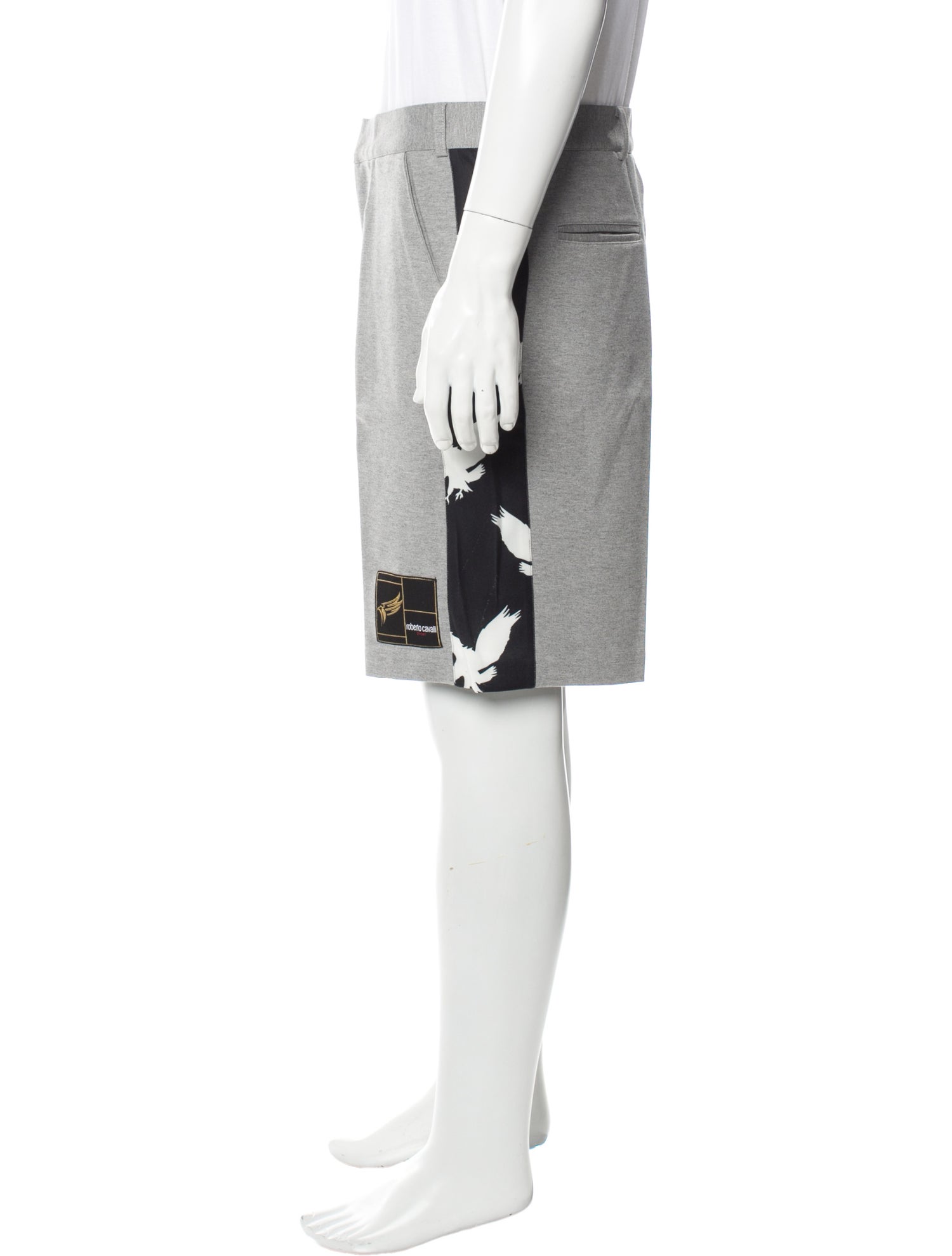 Roberto Cavalli Graphic Print Jogger Shorts