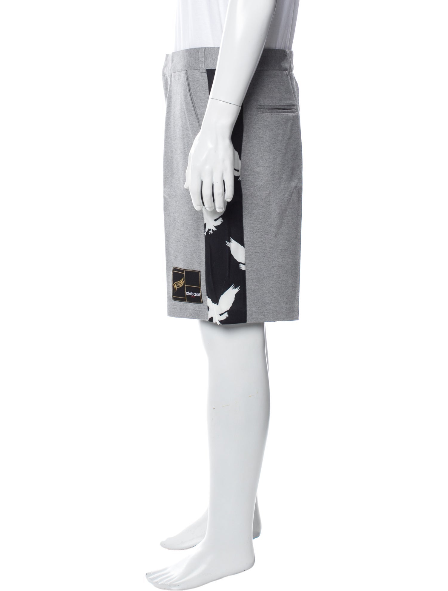 Roberto Cavalli Graphic Print Athletic Shorts