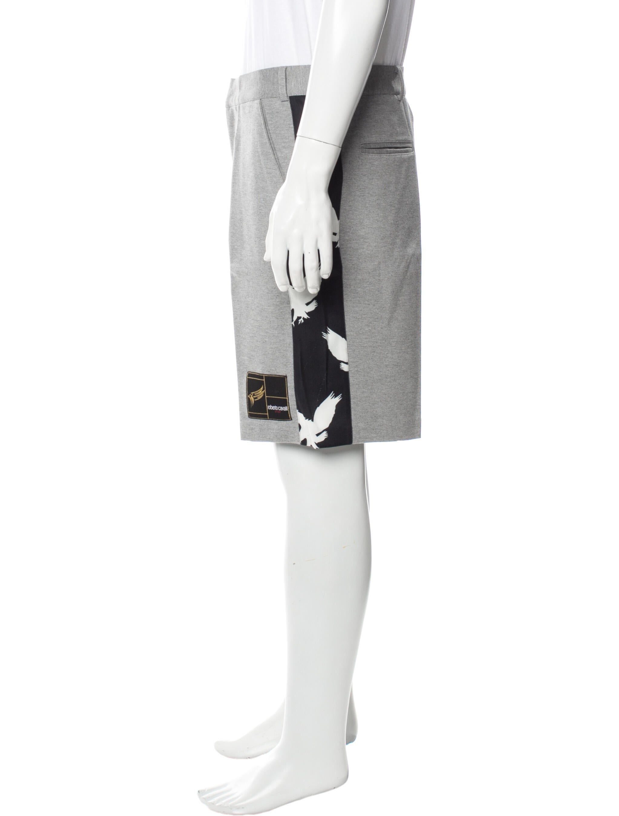 Roberto Cavalli Graphic Print Jogger Shorts