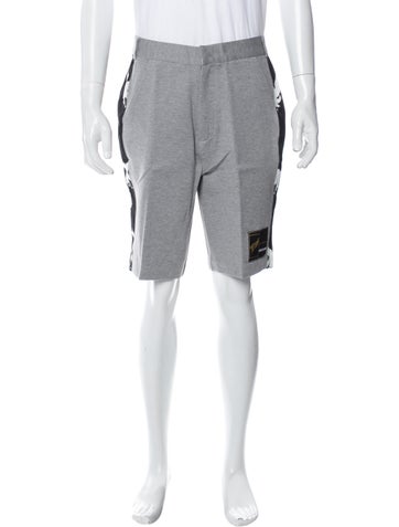 Roberto Cavalli Shorts Graphic Print Athletic M