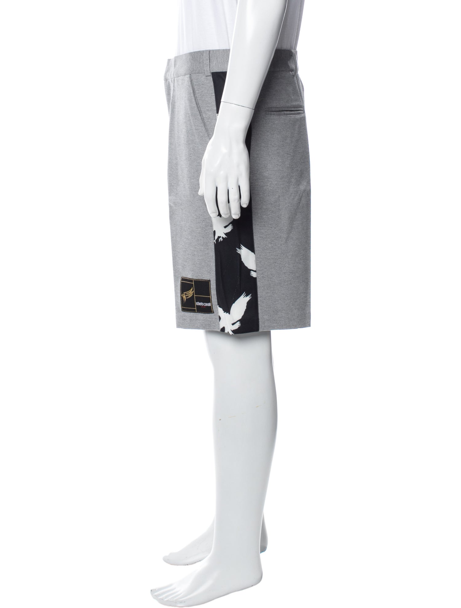 Roberto Cavalli Graphic Print Athletic Shorts