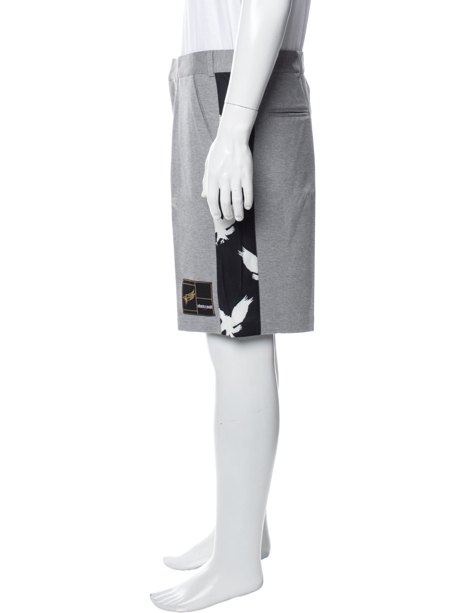 Roberto Cavalli Graphic Print Athletic Shorts