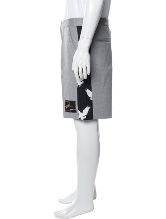 Roberto Cavalli Graphic Print Athletic Shorts