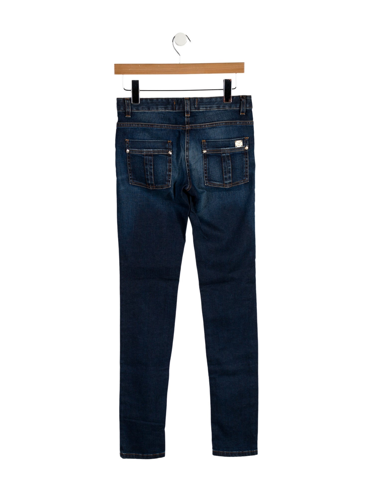 Roberto Cavalli Mid-Rise Skinny Leg Jeans w/ Tags