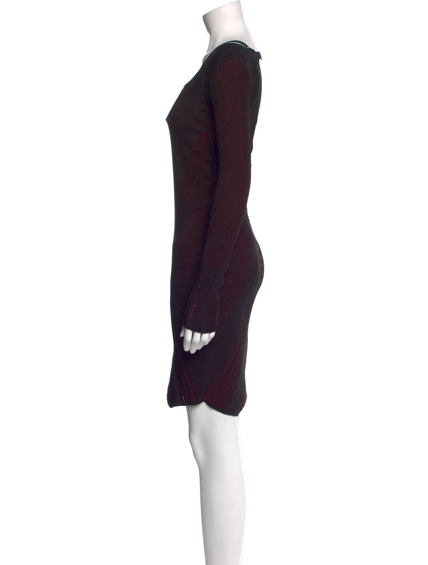 Roberto Cavalli V-Neck Knee-Length Dress