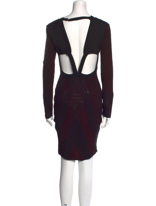 Roberto Cavalli V-Neck Knee-Length Dress