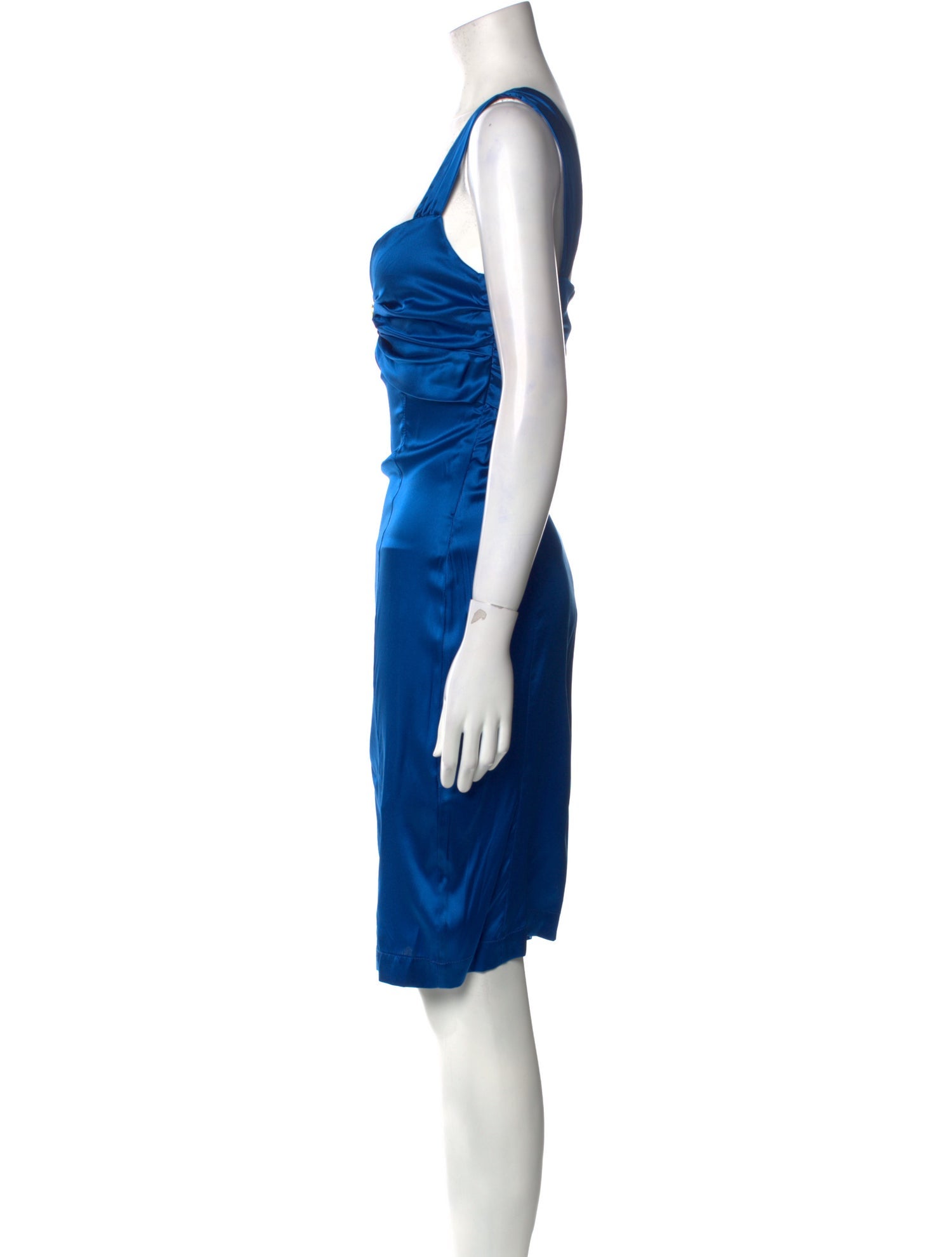 Roberto Cavalli Silk Knee-Length Dress w/ Tags