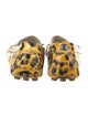 Roberto Cavalli Patent Leather Animal Print Loafers