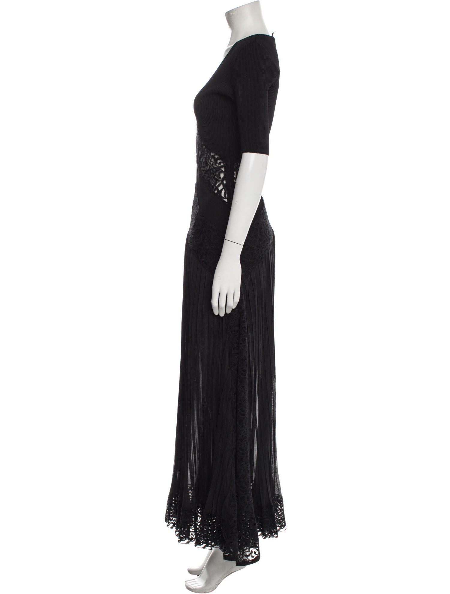 Roberto Cavalli V-Neck Long Dress