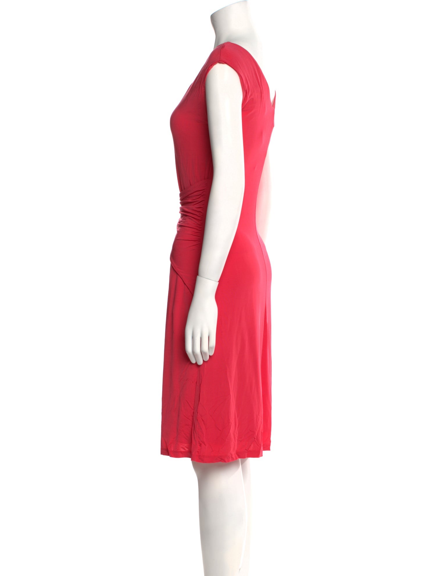 Roberto Cavalli Scoop Neck Knee-Length Dress