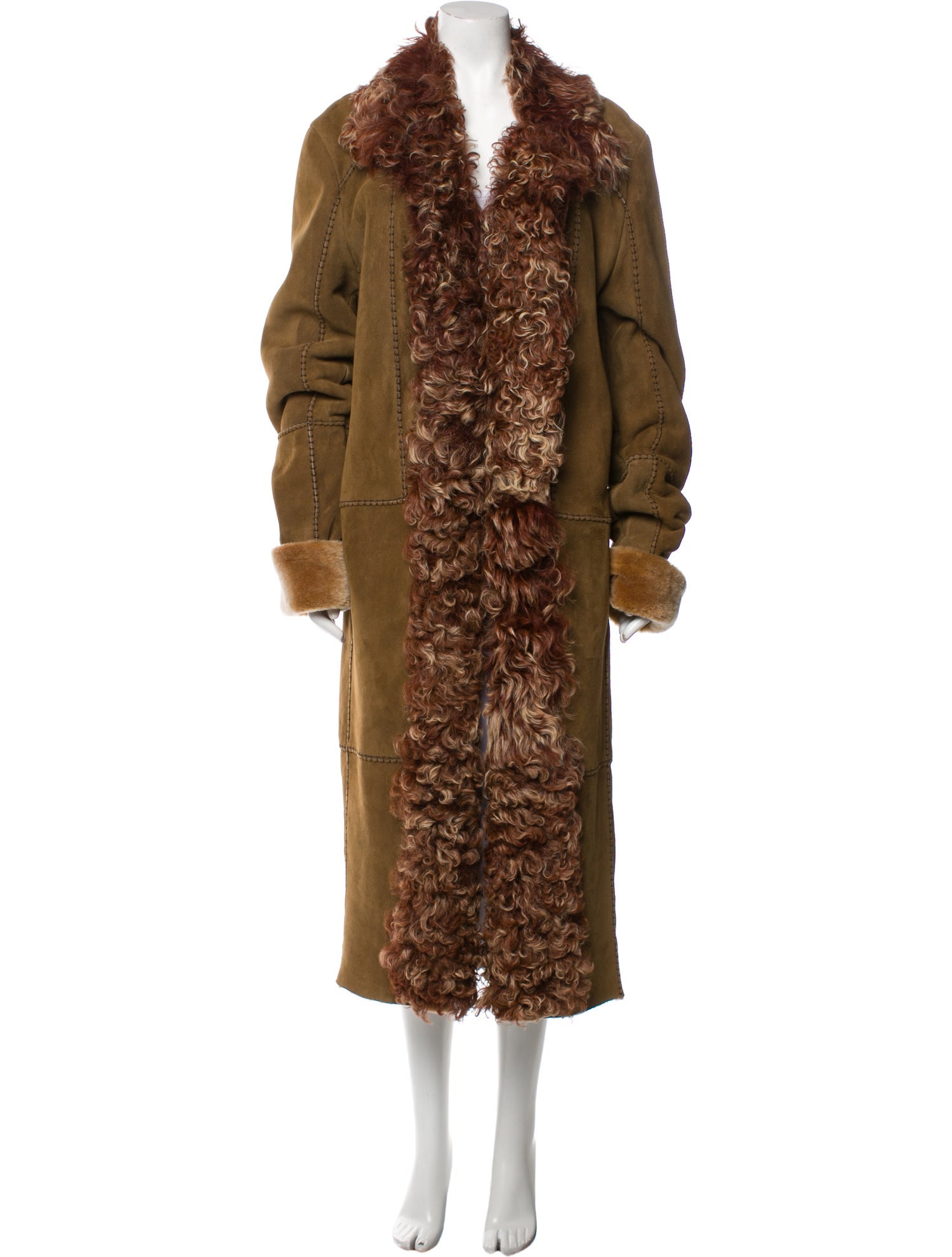 Roberto Cavalli Vintage 2000's Faux Fur Coat