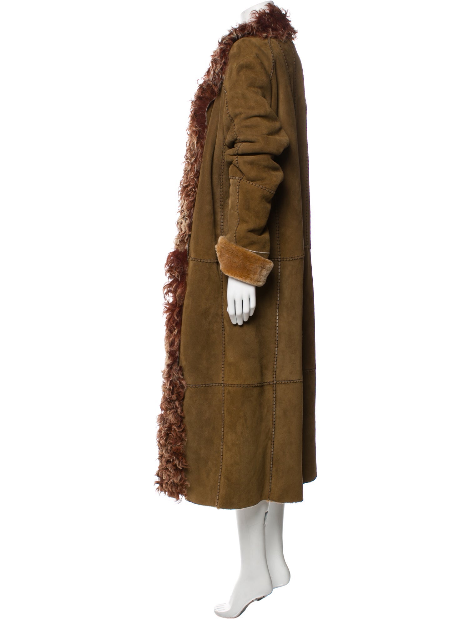 Roberto Cavalli Vintage 2000's Faux Fur Coat