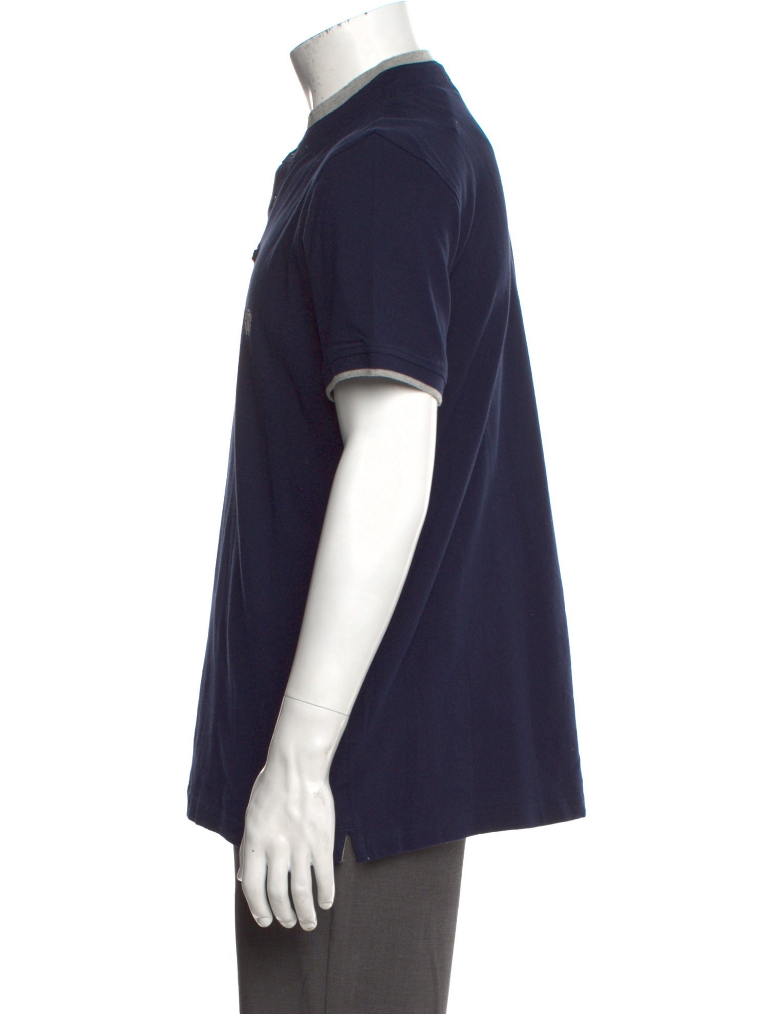 Roberto Cavalli Crew Neck Short Sleeve Henley