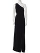 Roberto Cavalli One-Shoulder Long Dress