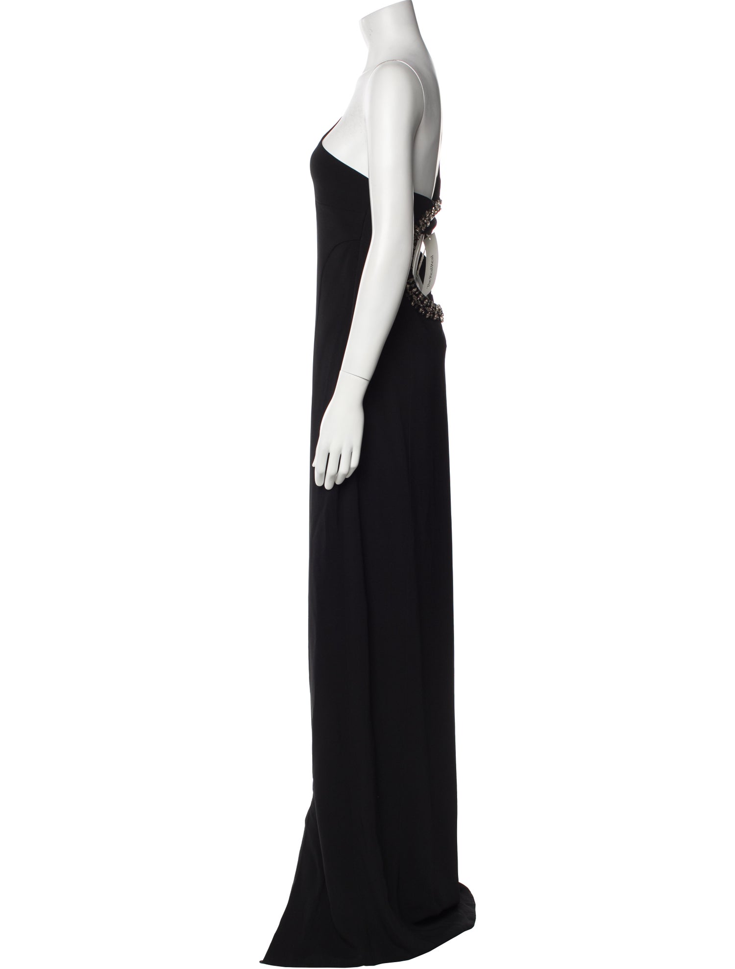 Roberto Cavalli One-Shoulder Long Dress