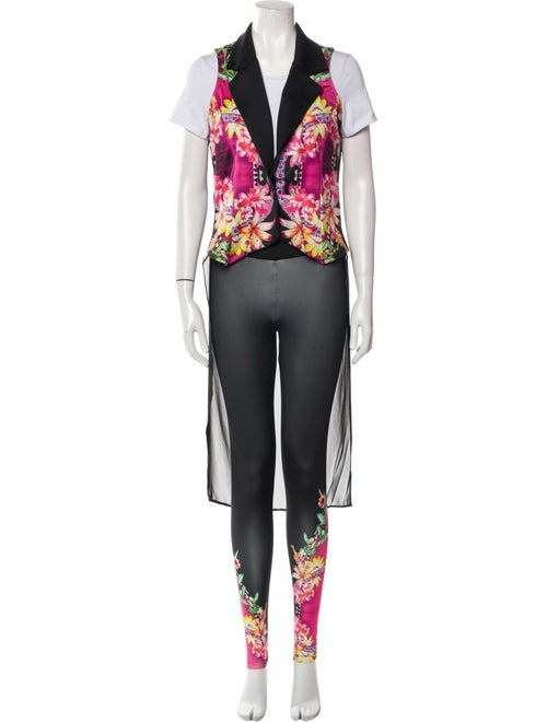 Roberto Cavalli Floral Print Pant Set
