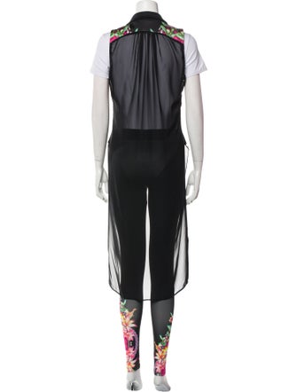 Roberto Cavalli Floral Print Pant Set