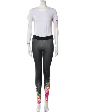 Roberto Cavalli Floral Print Pant Set