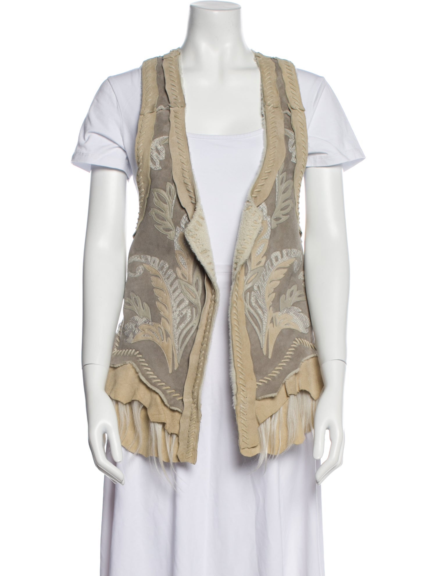 Roberto Cavalli 2011 Graphic Print Vest w/ Tags