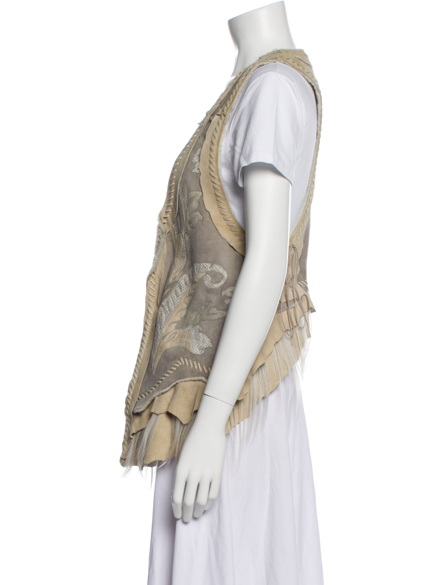 Roberto Cavalli 2011 Graphic Print Vest w/ Tags