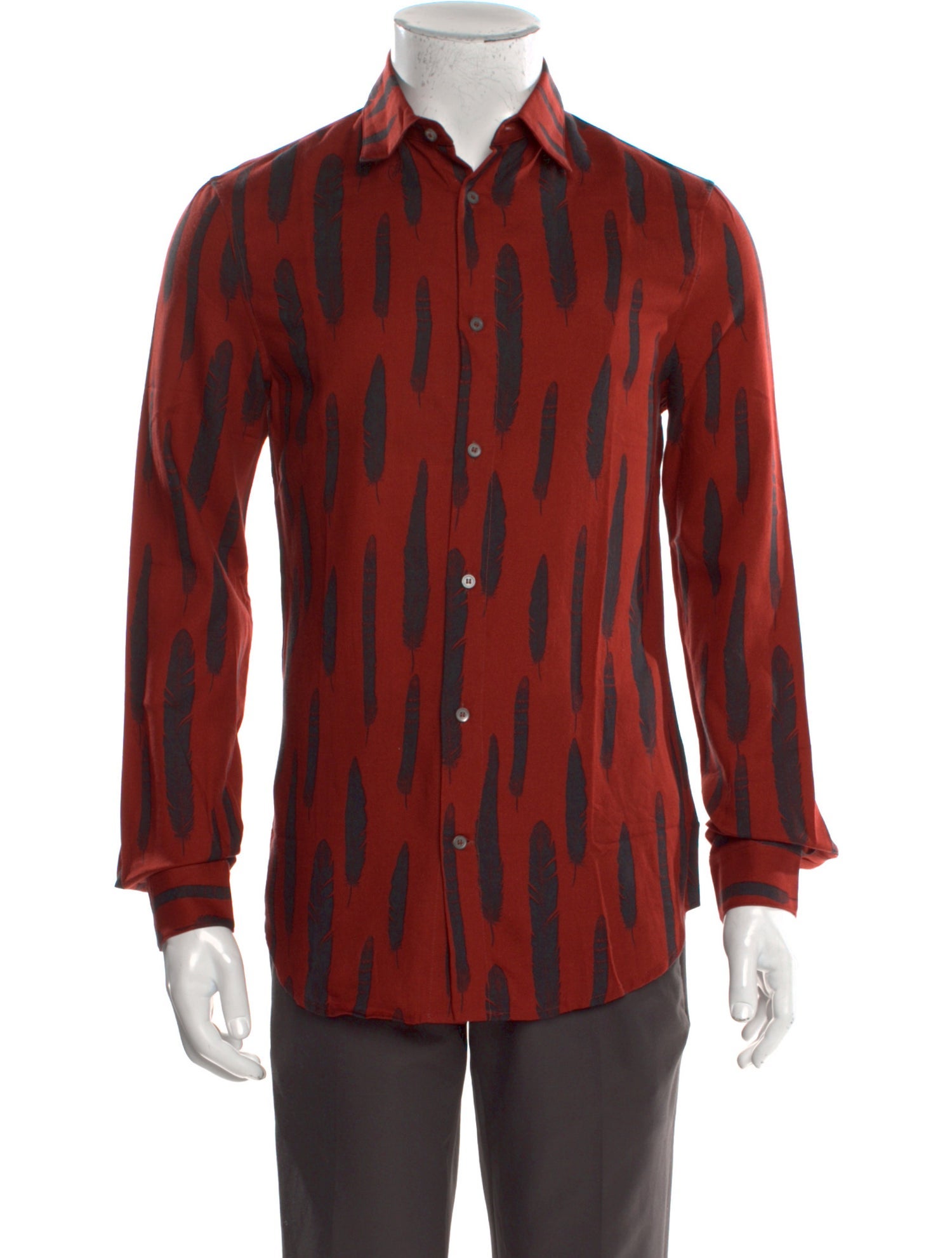 Roberto Cavalli Printed Long Sleeve Shirt
