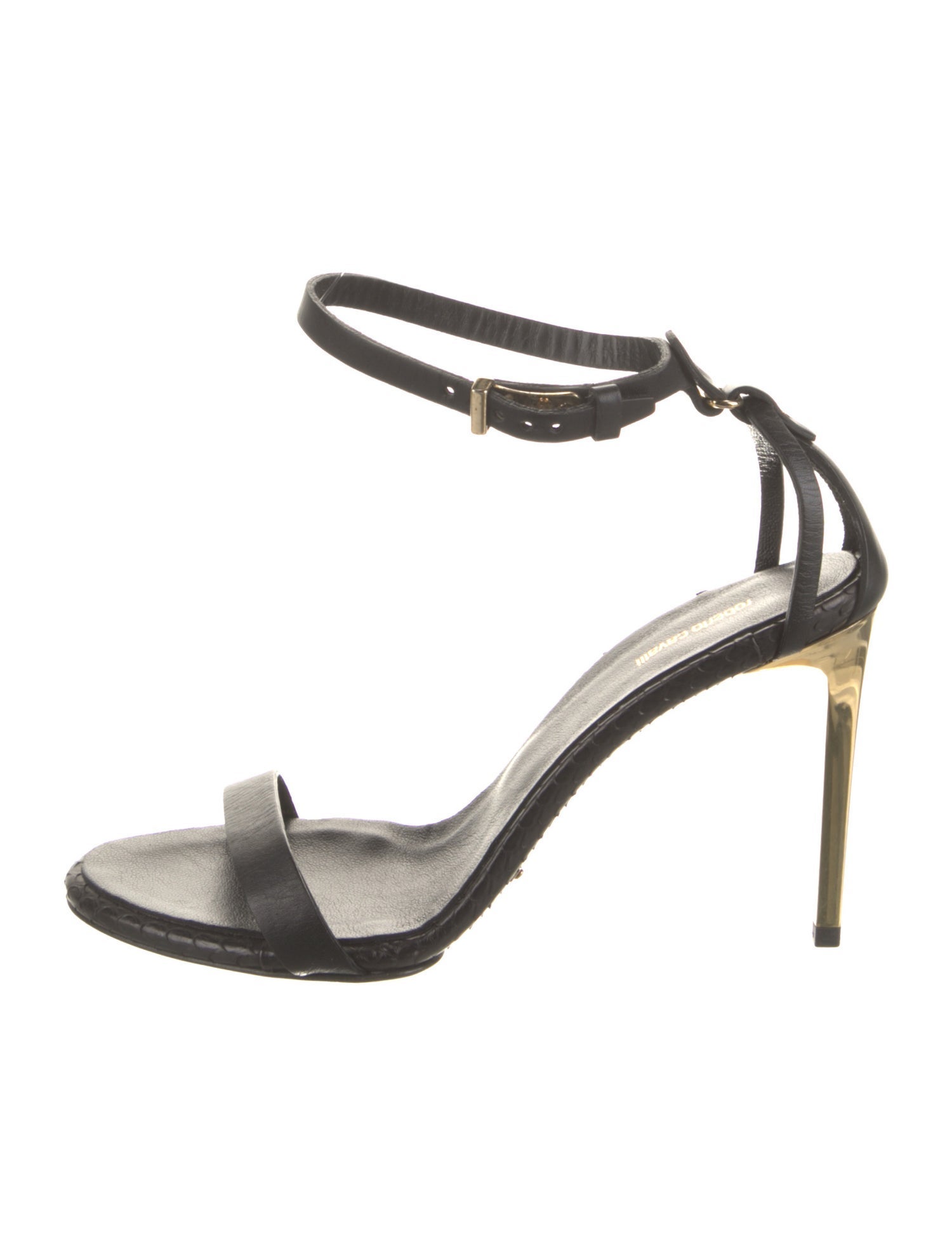 Roberto Cavalli Leather Sandals