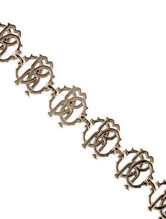Roberto Cavalli Logo Link Bracelet