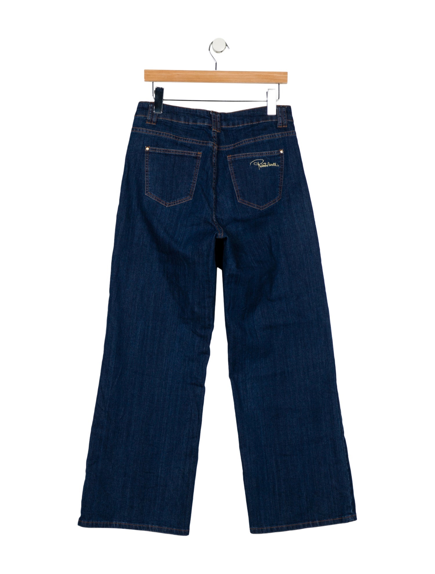 Roberto Cavalli High-Rise Straight Leg Jeans