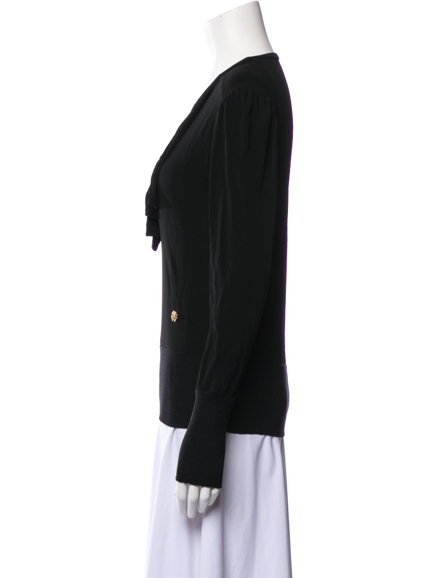 Roberto Cavalli Crew Neck Long Sleeve Top
