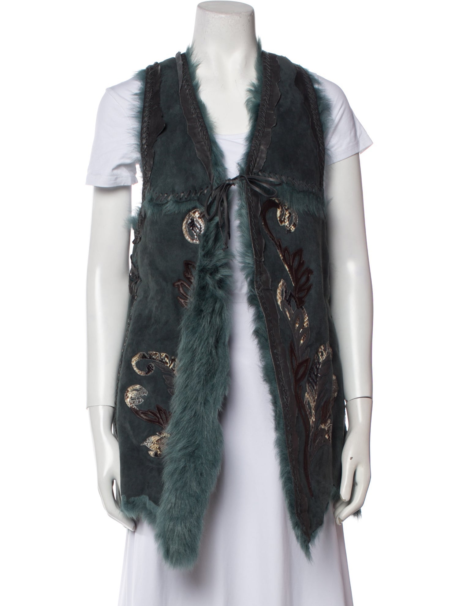 Roberto Cavalli 2011 Shearling Vest w/ Tags