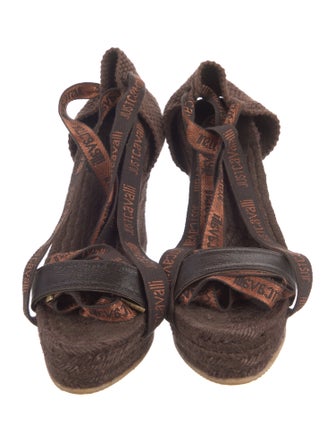 Roberto Cavalli Jute Espadrilles