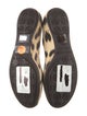 Roberto Cavalli Tweed Animal Print Ballet Flats