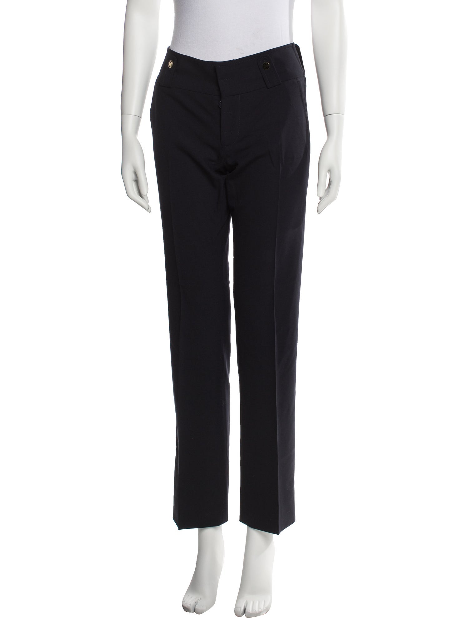 Roberto Cavalli Wool Straight Leg Pants