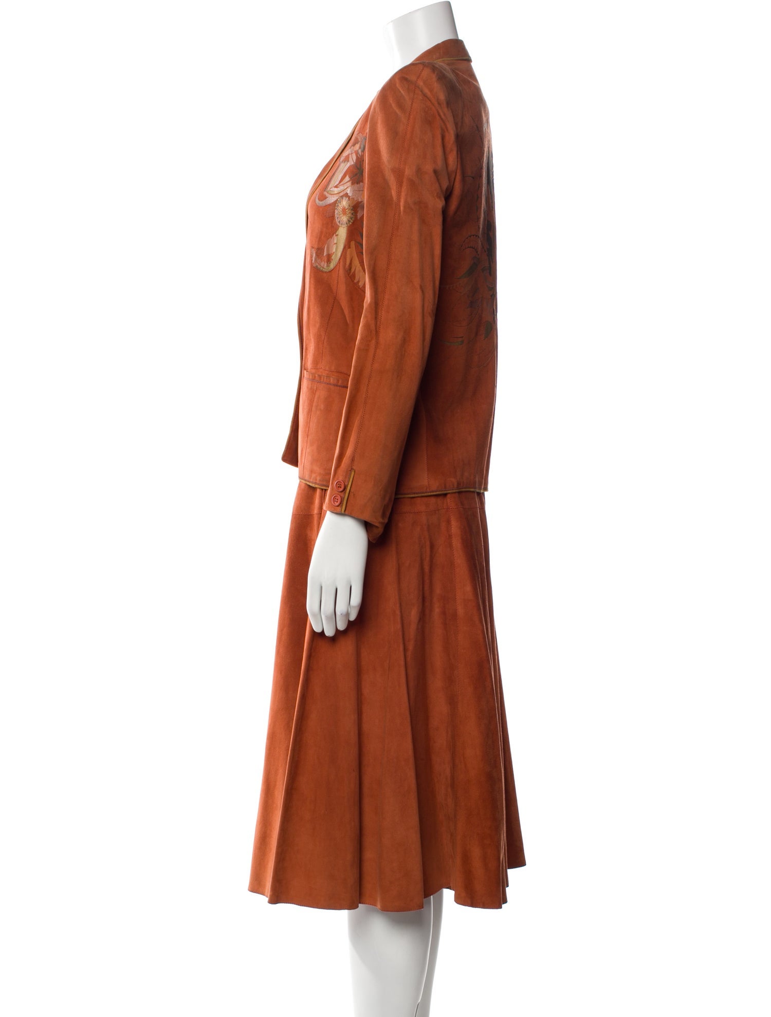 Roberto Cavalli Vintage 1970's Skirt Suit