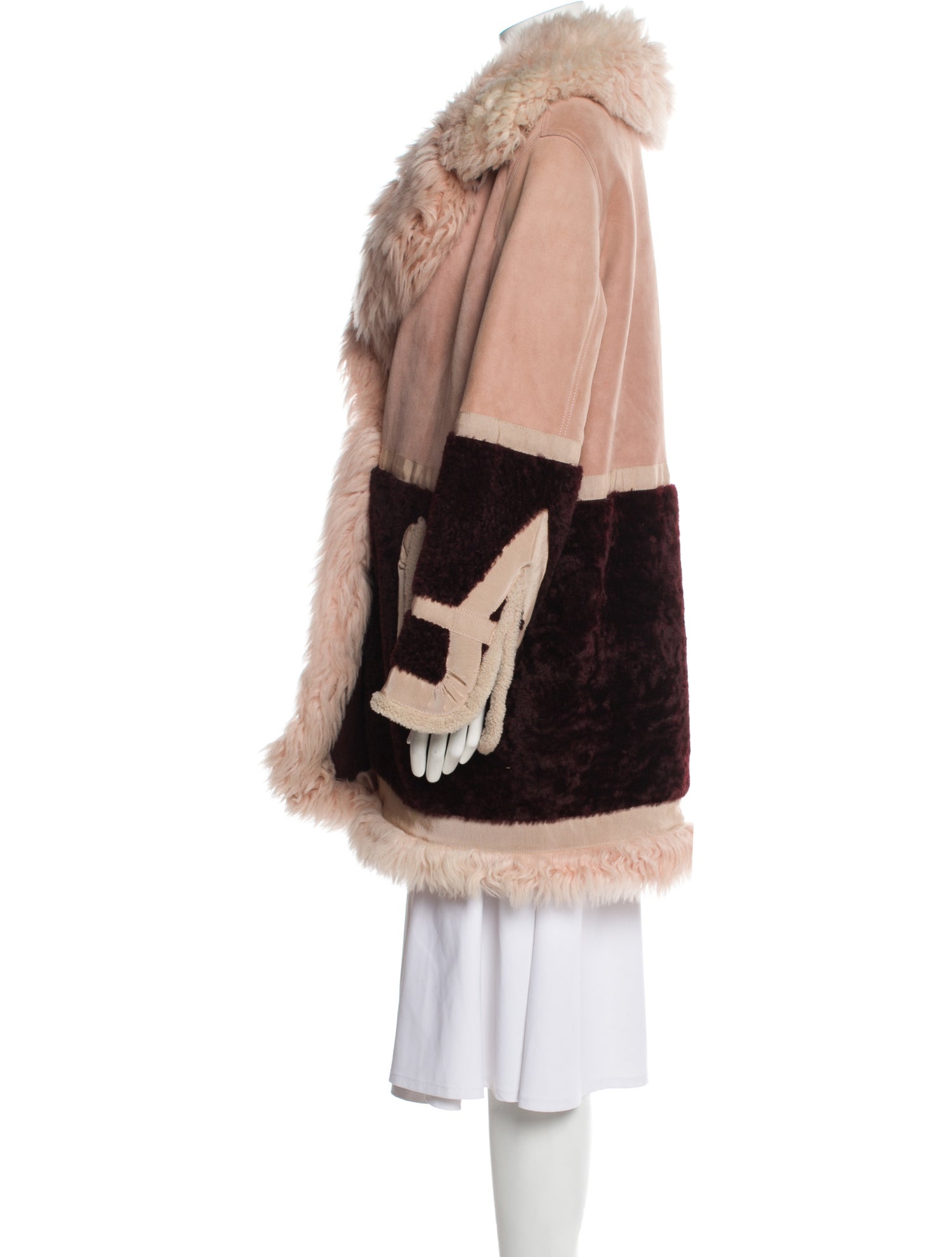 Roberto Cavalli 2017 Leather Fur Coat