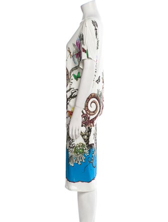 Roberto Cavalli Paisley Print Knee-Length Dress