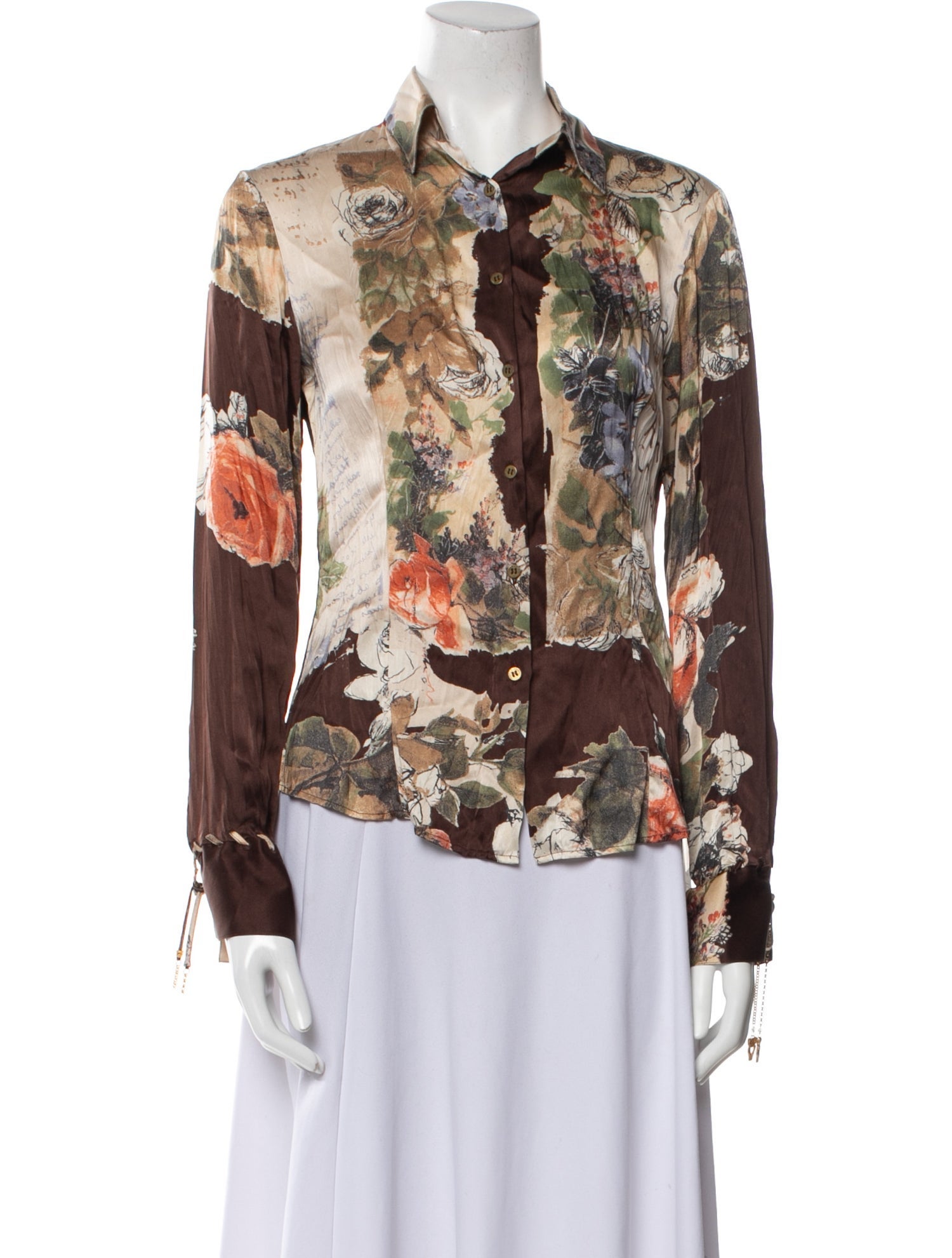 Roberto Cavalli Vintage 2003 Button-Up Top