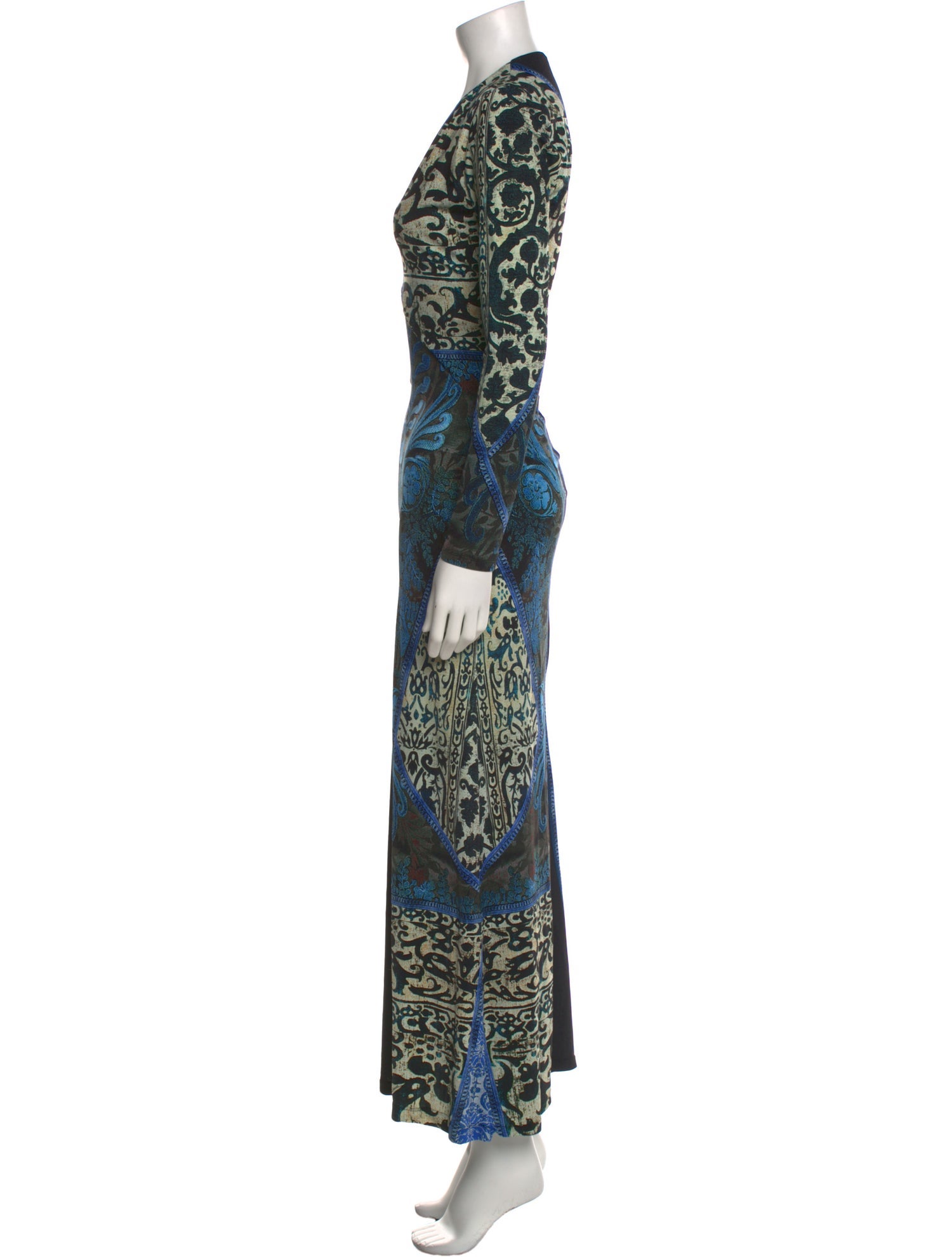 Roberto Cavalli Printed Long Dress