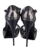 Roberto Cavalli Sequins Sequin Embellishments T-Strap Sandals