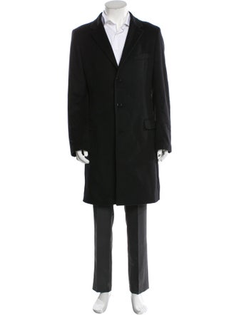 Roberto Cavalli Wool Overcoat
